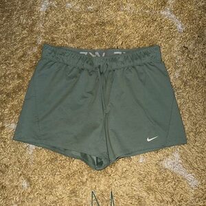 Nike Women's Olive Athletic Shorts